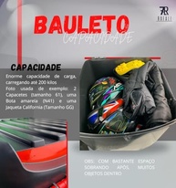 Baú Bauleto 100L para Entregadores: Segurança e Praticidade para sua Moto CG Titan Fan 150/160 - imagem 4
