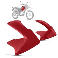 Aba do Tanque Honda Bros 150 2011-2012 Vermelho Clívia: Estilo e Durabilidade para Sua Moto - imagem 1