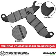 Pastilhas de Freio SCUD Semi-Metálicas: Segurança e Desempenho para sua Moto (CG, Bros, Fazer) - imagem 3