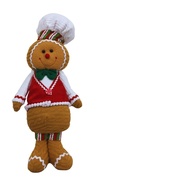 Biscoito Natalino Decorativo Gingerbread com Touca - Decoração Encantadora para sua Árvore de Natal - imagem 1