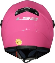 Capacete Feminino LS2 FF358 Rosa Brilho - Segurança e Estilo para Sua Moto - imagem 3