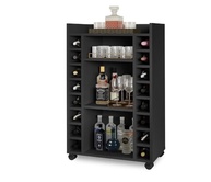 Buffet Adega Bélgica Preto - Organize sua Home Bar com Estilo e Funcionalidade - imagem 4