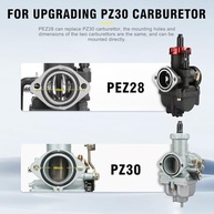 Carburador NIBBI PEZ28 30mm: Potência e Desempenho para sua Moto 200cc-250cc - imagem 5