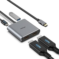 Adaptador USB C para HDMI 4K 60Hz 4 em 1: Expanda sua Produtividade com Carregamento PD 100W e USB 3.0 - imagem 2