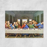 Quadro Decorativo Santa Ceia por Leonardo da Vinci - Arte Sagrada para Sua Casa - imagem 3