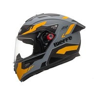 Capacete Esportivo Bieffe B12 Avant Cinza com Aerofólio - Segurança e Estilo para sua Moto - imagem 4