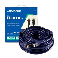 Cabo HDMI 2.0 4K 3D 20 Metros: Conexão Impecável para Sua Experiência Visual! - imagem 1