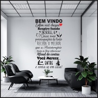 Adesivo de Parede Decorativo Frase Bem-Vindo Fisioterapia - Decore Sua Clínica com Estilo - imagem 1
