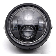 Farol de Motocicleta 16,5cm Preto: Ilumine Sua Estrada com Estilo e Segurança - imagem 5