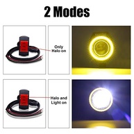 2 Faróis de Neblina LED U7 para Moto com Halo Âmbar - Potencialize Sua Visibilidade! - imagem 3