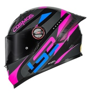 Capacete LS2 FF358 Pro Modok Preto e Rosa: Segurança e Estilo para Sua Pilotagem - imagem 2
