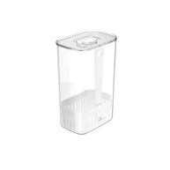 Organizador de Temperos 2,3L Branco Clear Fresh - Mantenha sua Cozinha Organizada e Elegante - imagem 2