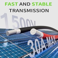 Cabo Extensão Painel Solar 100m Fotovoltaico 6mm² IP68 Conectores MC4 - Potencialize Sua Energia Solar! - imagem 5