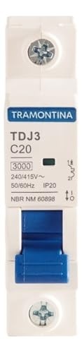 Disjuntor Monopolar TDJ3-1C20 1P 20A 3kA: Proteção Essencial para sua Instalação Elétrica - imagem 2