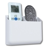 Suporte de Parede Duplo para Controles Remotos Universal – Branco | Organize sua Sala com Estilo - imagem 1