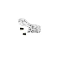 Expanda Sua Iluminação: Cabo Extensor Fita LED RGB 5m + Conector 4 Pinos Branco - imagem 2