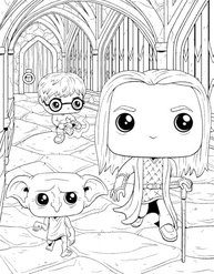Livro de Colorir Funko Pop! Harry Potter: Liberte Sua Criatividade Mágica - imagem 3