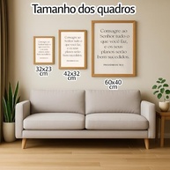 Quadro Decorativo Provérbios 16:3 - Inspire sua Casa com Fé e Esperança - imagem 3
