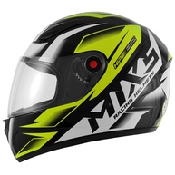 Capacete Moto Fechado Mixs Fokker Storm 56 Amarelo: Segurança e Estilo para Sua Jornada - imagem 1