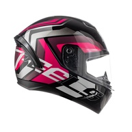 Capacete Peels Spike II GTX Preto/Pink - Segurança e Estilo para Sua Moto - imagem 1
