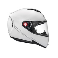 Capacete Peels Icon 23 Naked Fechado Branco/Prata - Segurança e Estilo para Sua Moto - imagem 2