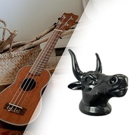 Gancho de Parede YIJU Bull Art: O Suporte Elegante para Sua Guitarra e Ukulele - imagem 5