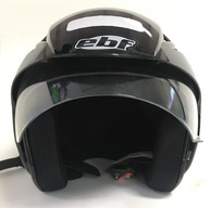 Capacete EBF Thunder O Sld 56/Preto: Segurança e Estilo para Sua Pilotagem - imagem 1