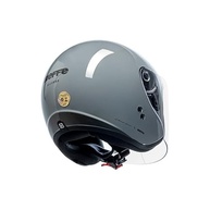 Capacete Aberto Bieffe Allegro Classic Cinza Moon/Grafite - Segurança e Estilo para Sua Moto - imagem 5