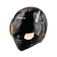Capacete Peels F21 Burn Preto Brilho Aberto: Estilo e Segurança para Sua Moto - imagem 3