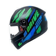 Capacete Fly Moto Drive 2 HG Atitude Fechado Preto/Verde - Segurança e Estilo para Sua Pilotagem - imagem 3
