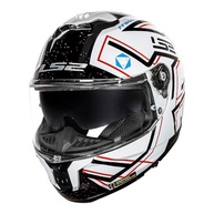 Capacete LS2 FF808 Stream Maze Branco e Preto - Segurança e Estilo para Sua Pilotagem - imagem 4