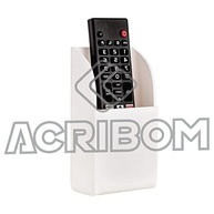Suporte de Parede em Acrílico Branco para Controle Remoto - Organize Sua Sala com Estilo - imagem 4