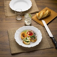 Prato Fundo Pétala em Vidro Duralex Opaline - Estilo e Resistência para sua Mesa - imagem 3