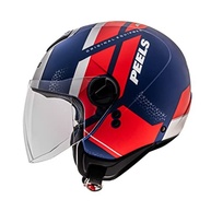 Capacete Peels Freeway 4Ever Azul Fosco/Vermelho - Segurança e Estilo na Sua Pilotagem - imagem 2