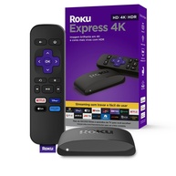 Roku Express 4K: Transforme sua TV em Smart com Imagens Incríveis e Controle Total! - imagem 1