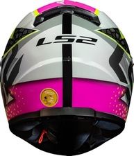 Capacete LS2 FF358 Speedy Branco Rosa: Segurança e Estilo para Sua Moto - imagem 3