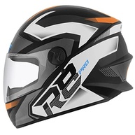 Capacete Fechado Pro Tork R8 Pro Brilhante Preto/Laranja - Segurança e Estilo para Sua Pilotagem (Tam. 56) - imagem 2