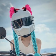 Tranças de Capacete Divertidas: Estilo Único e Personalidade para Sua Moto! - imagem 3