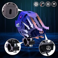 2 Faróis de Neblina LED U7 para Moto com Halo Âmbar - Potencialize Sua Visibilidade! - imagem 4