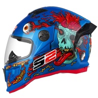 Capacete Moto Pro Tork Stealth Zombie Tam 60 Azul: Segurança e Estilo para suas Aventuras - imagem 1
