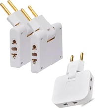 Adaptador de Tomada Articulado 3 Saídas: Organize e Expanda suas Conexões! - imagem 2
