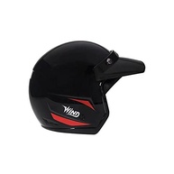 Capacete Wind Tecno Preto Fosco/Vermelho: Segurança e Estilo para suas Aventuras - imagem 4