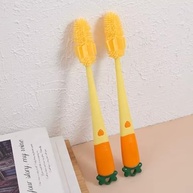 Escova de Limpeza 3 em 1 para Garrafas, Copos e Mamadeiras - Design Profundo e Suave - imagem 3