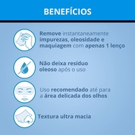 Lenço Demaquilante Neutrogena: Limpeza Profunda e Suave - imagem 2