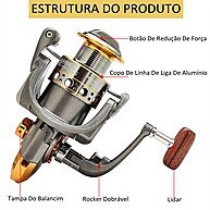 Molinete DC JOYFOX: Pesca Pesada com Suavidade - imagem 2