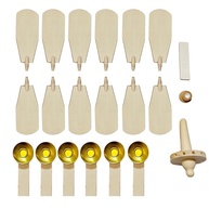Kit de Substituição para Pirâmide de Natal com 21 Peças - Ventiladores, Suportes e Lâminas - imagem 1