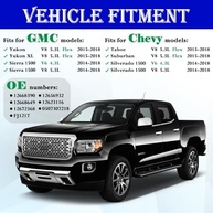 Injetores de Combustível Premium para Chevy Silverado, Tahoe, Suburban e GMC Yukon, Sierra 1500 (V6 4.3L / V8 5.3L, 2014-2018) - imagem 3