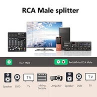 Cabo Divisor RCA Y Devinal: Som Imersivo para Subwoofer e Home Theater - imagem 5