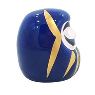 Daruma em Porcelana Azul - Amuleto Japonês de 5 cm para Paz, Sucesso e Proteção - imagem 4