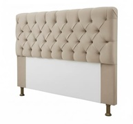 Cabeceira de Cama Queen Mirage Captonê Suede Bege - Estilo e Conforto para Seu Quarto - imagem 4